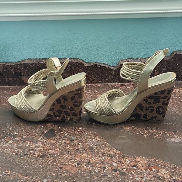 BCBGeneration Leopard Wedges  - Picture 4 of 10